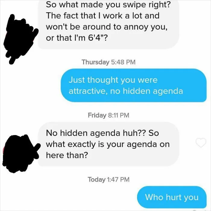 Yeah, Why The Hell Are You On A Dating App Anyway?
