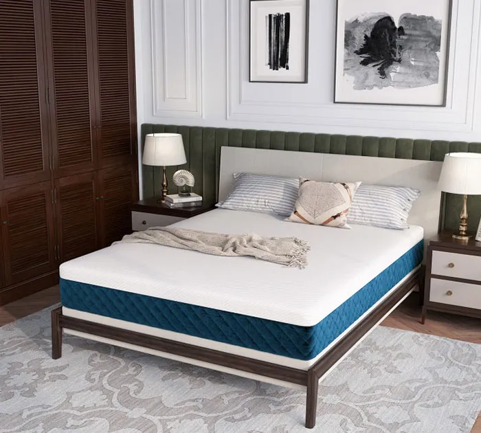 Snooze In Style: 10 Inch<span Style="Font:inherit;color:#d74b1f;"> Mattress With Luxe Jacquard Fabric Cover</Span> !