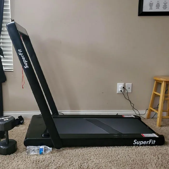 Elevate Your Home Workout With <span Style="Font:inherit;color:#d74b1f;"> GYMAX Walking Pad</Span>: 2.25HP Dual Display Foldable Treadmill, And Compact Folding Running Machine Perfect For Small Spaces!