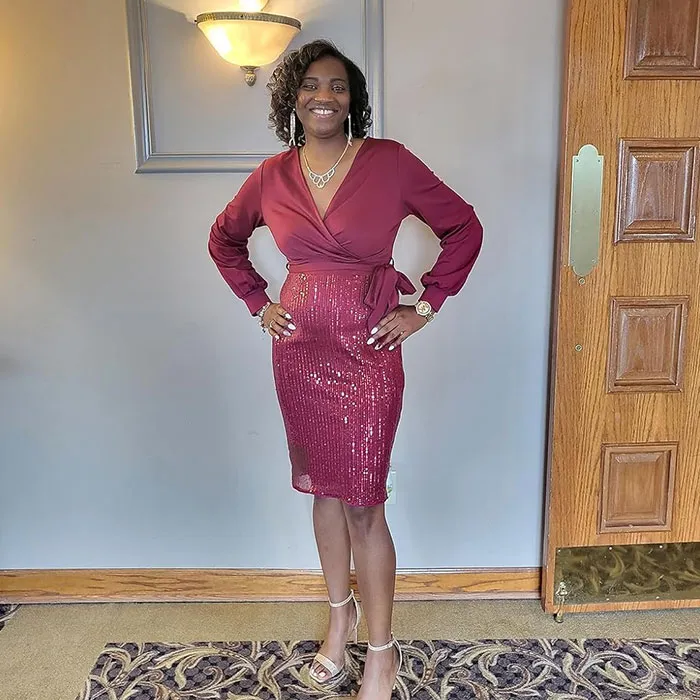 All That Glitters: <span Style="Font:inherit;color:#d74b1f;"> Sequin Bodycon Dress</Span> - Long Sleeves For Cocktail Glam!