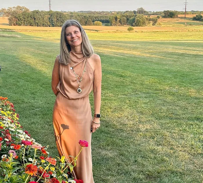 Slay The Summer Scene: <span Style="Font:inherit;color:#d74b1f;"> Satin Dress With Elegant Mock Neck</Span> - Party Perfect