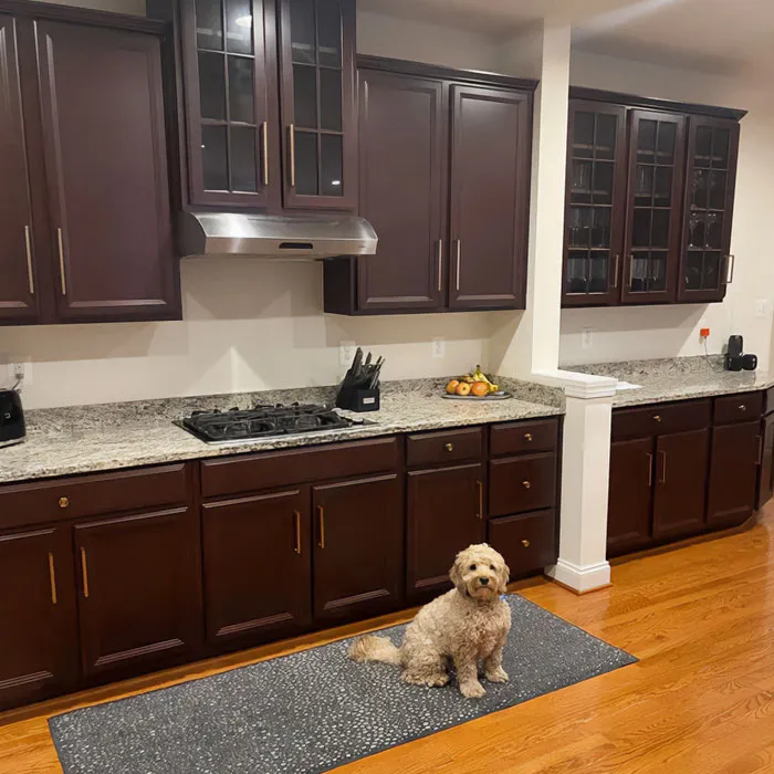 Go Modern With Brown Aluminium Kitchen Cabinets