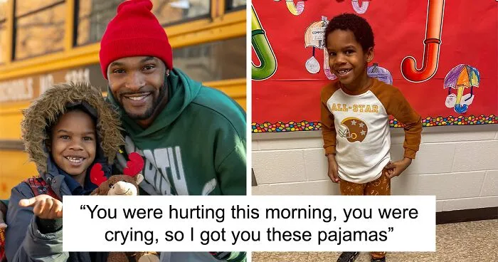 Bus Driver Helps Out A Student Crying Over Being Unprepared For Pajama Day At School