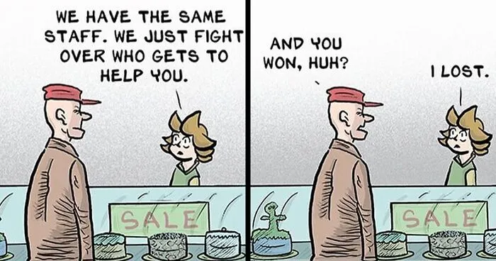 30 Funny Takes On The World Of Retail Employees By Stephen Beals (New Comics)