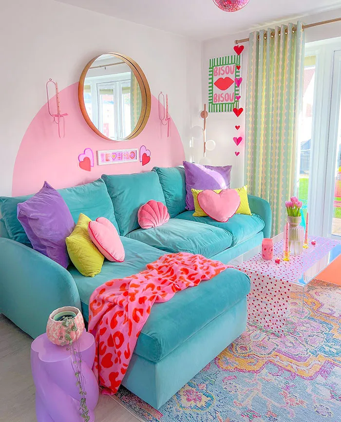 My Living Room For Valentine's Day This Year