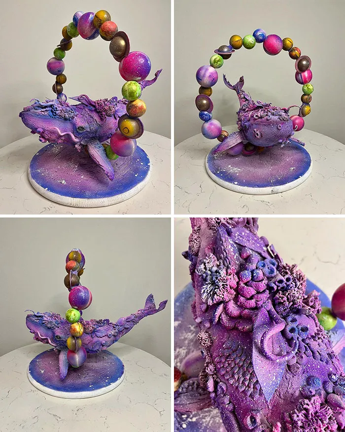 I Made A Space Whale Cake. Please Tell Me What You Think