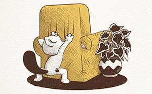 I Make Cute Illustrations Featuring An Introverted Cat That Is Just Living Its Life (20 New Pics)