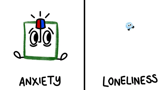 I Illustrated Powerful Emotions As Cute Characters To Encourage People To Embrace And Understand Them (9 Pics)