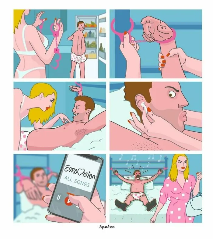 15 Extremely Bizarre Comics With A Dash Of Dark Humor, Satire, And Social Critique By 3Palec (New Pics)