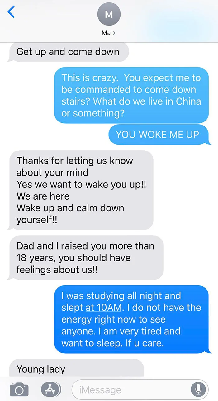 My Demanding Parents