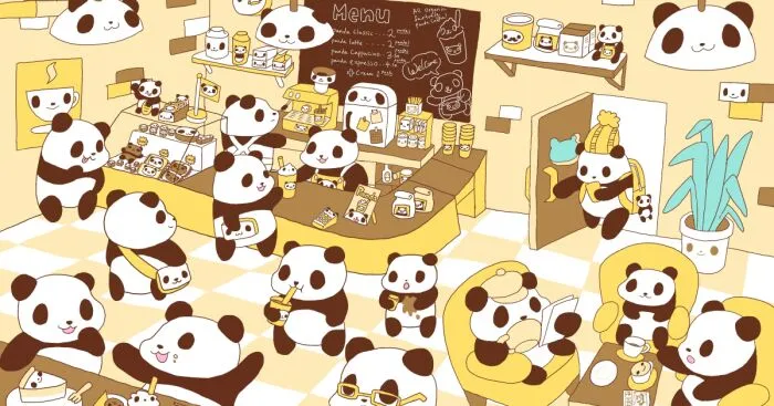 I've Drawn 6 Illustrations Full Of Pandas