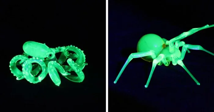 I Made Figurines Out Of Uranium Glass (24 Pics)