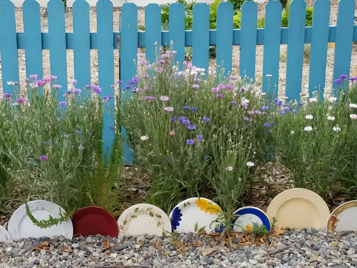 Dinner Plate Flower Bed Edging