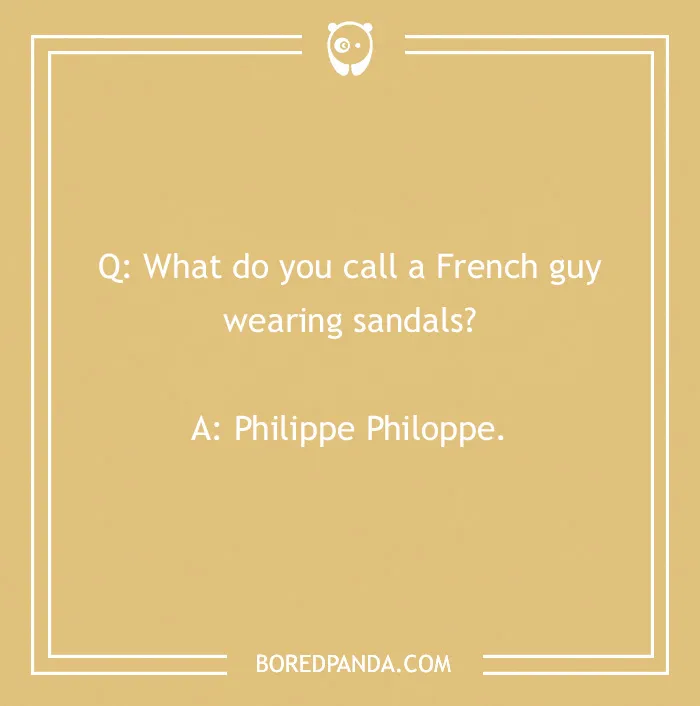 103 French Jokes That You Might Find Très Charmante