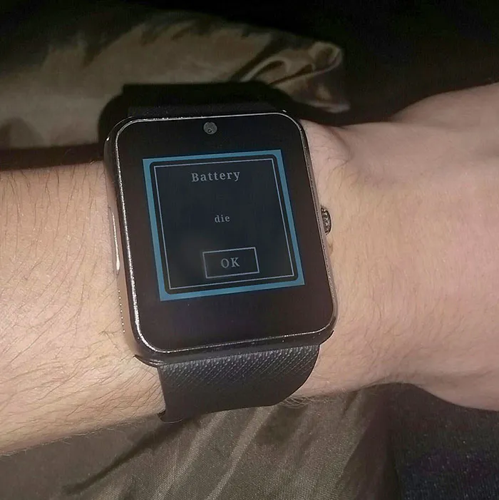 Bought A $20 Smartwatch From Wish. I Guess, I Deserve This For Being Cheap