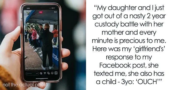 Woman Gets Insulted Over Her BF’s Photo With His 4 Y.O. Daughter, He Gets Mad At Her