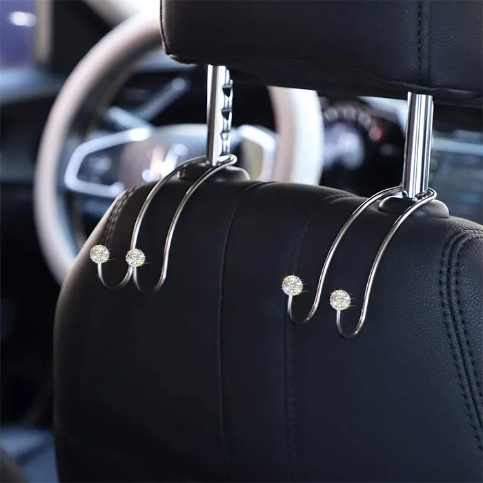 Unleash Your Inner Diva With These <span Style="Font:inherit;color:#d74b1f;"> Bling Car Hangers</Span>, Perfect For Organizing Your Ride In The Chicest Way Possible
