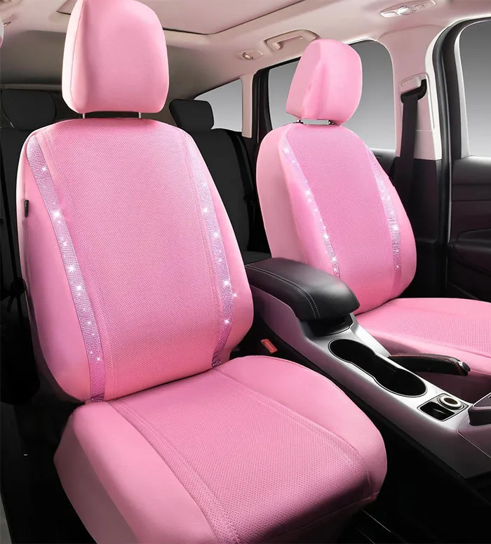 Dazzle Up Your Ride With <span Style="Font:inherit;color:#d74b1f;"> Bling Car Seat Covers</Span>, Because Diamonds Are A Girl's Best Friend, Even On The Road!