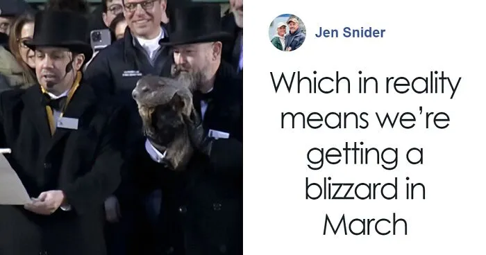 Crowd Witnesses Historic Groundhog Day As Punxsutawney Phil Doesn’t See His Shadow