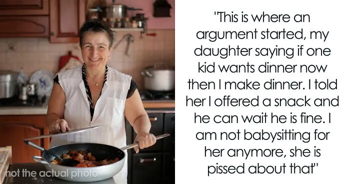 Grandma Refuses To Be Rushed By Her Grandkids To Make Dinner, Mom Says She’s A Jerk For It