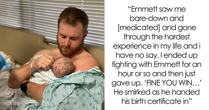 Dad Chooses Baby's Name Saying It's Meaningful To Him, Mom Can't Bring Herself To Say It Out Loud