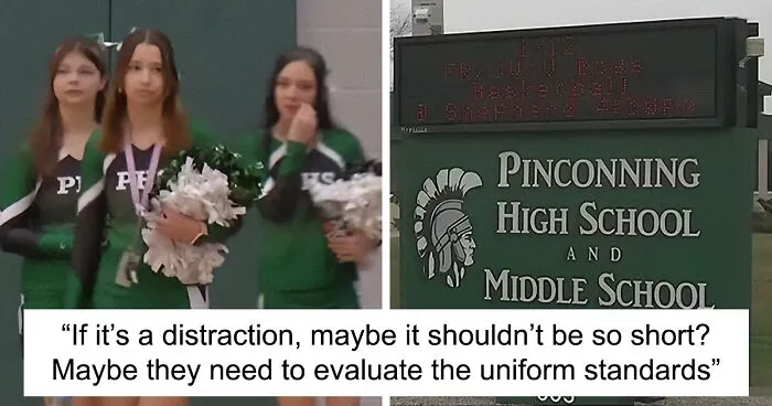 School Called Out For Double Standards After Cheerleader Is Told To Cover Up
