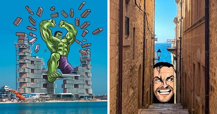 65 Creative Illustrations Drawn On Scenic Photos By Robin Yayla (New Pics)
