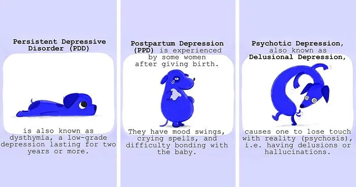 My Comic About A Girl And Her Depression Showcases How They Learn To Live With Each Other (18 Pics)