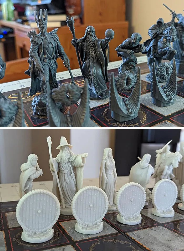 Trade Your Usual Game Night For <span Style="Font:inherit;color:#d74b1f;"> A Middle-Earth Chess Set</Span> Where Gollum Can Checkmate Gandalf