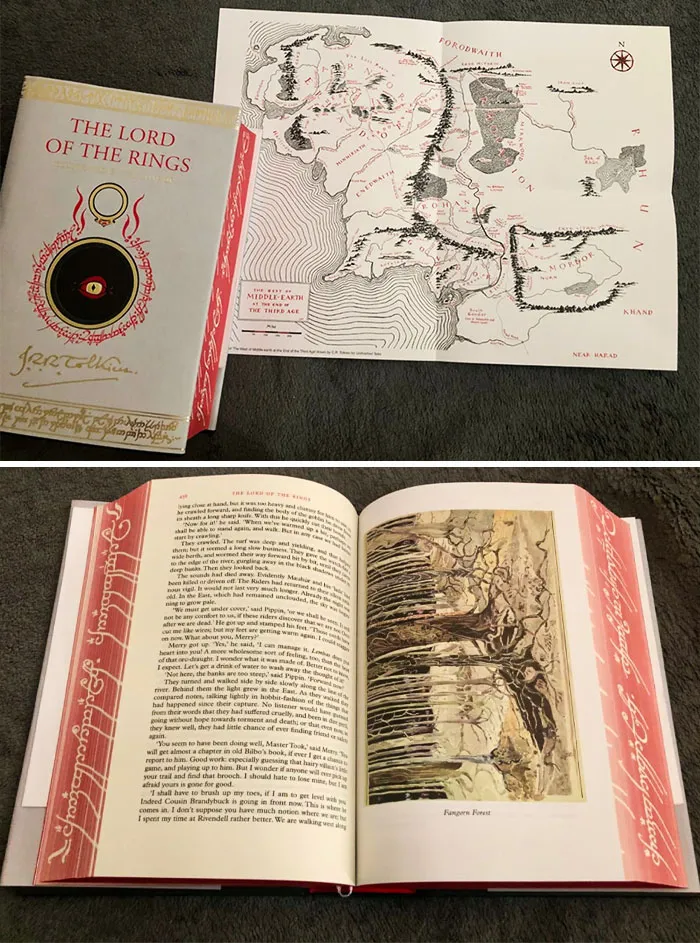Indulge In Tolkien's World With This <span Style="Font:inherit;color:#d74b1f;"> Illustrated Lord Of The Rings Edition</Span> - A Treasure For Any True Fan