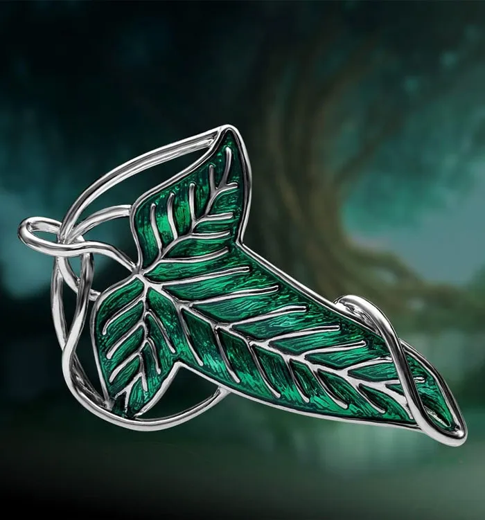 Become A Member Of The Fellowship With This <span Style="Font:inherit;color:#d74b1f;"> Elegant Elven Leaf Brooch</Span>, A Must-Have For Any Devoted Lord Of The Rings Fan