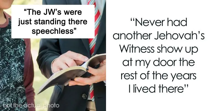 Man Comes Up With A Clever Way To Get Rid Of Jehovah's Witnesses After His Black Cat Comes Up