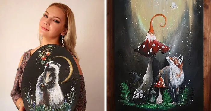 I Am An Artist Who Created 20 Paintings Featuring Fantasy Worlds (20 Pics)