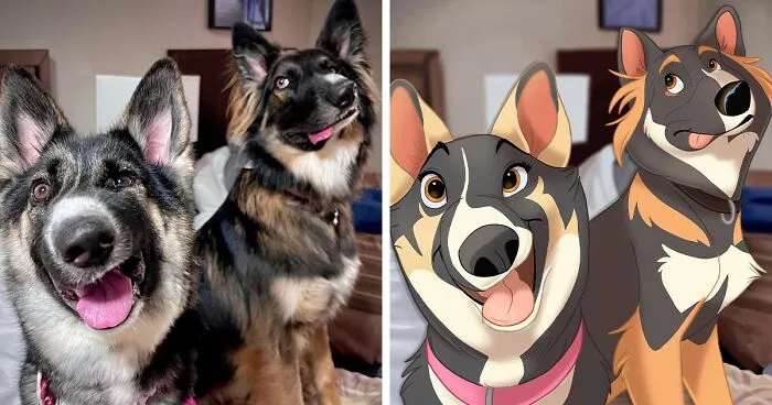 People Send Pics Of Their Pets To This Artist And She Disneyfies Them (22 New Pics)