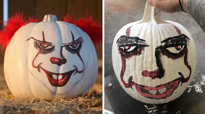 Pinterest "It" Pumpkin vs. My Sister's