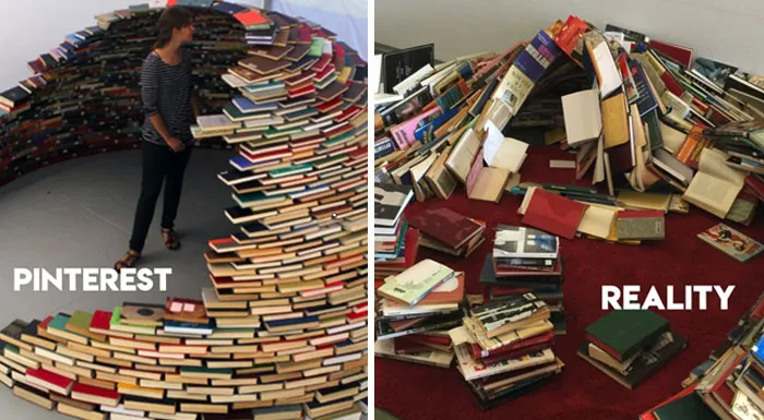 I Tried To Build A Book Igloo With My Students After I Saw It On Pinterest