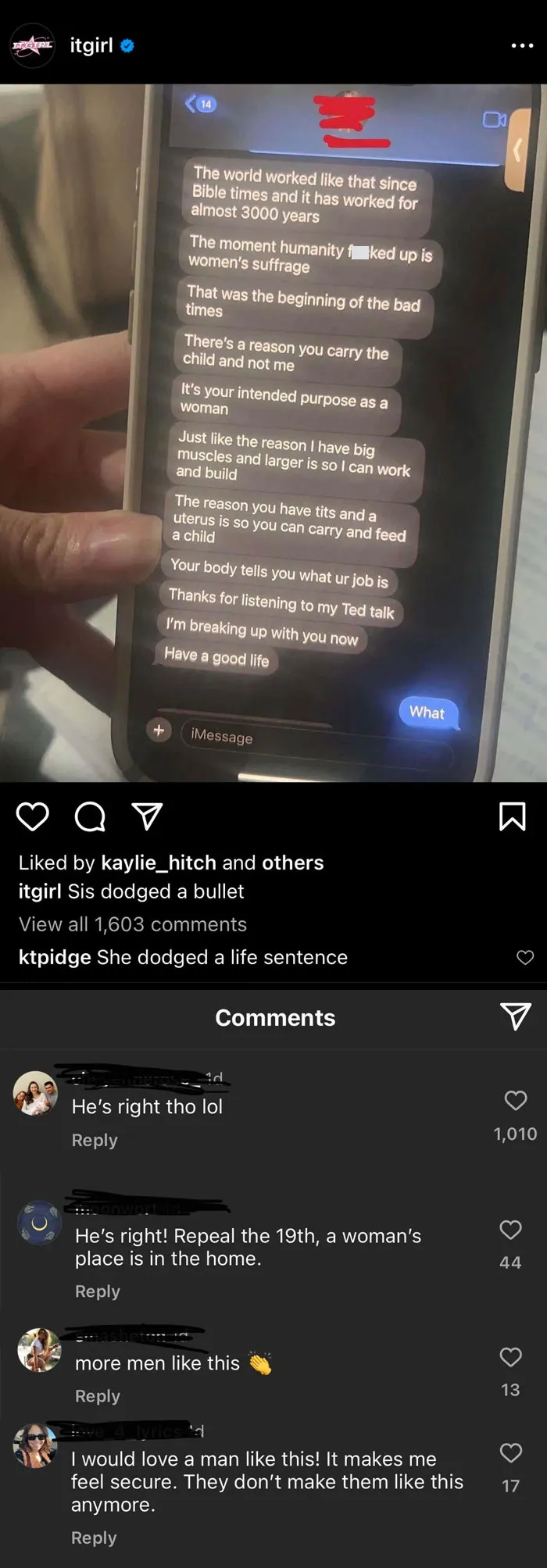 Surprised How Many Women Replied To This