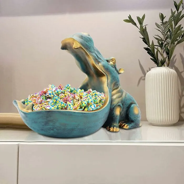 Elevate Your Home Decor With  <span Style="Font:inherit;color:#d74b1f;"> The Aboxoo Hippo Statue!</Span> 