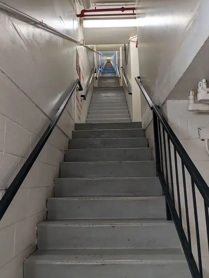 This Stairway In This Hotel Goes Straight Forward 13 Floors Without Any Switchbacks