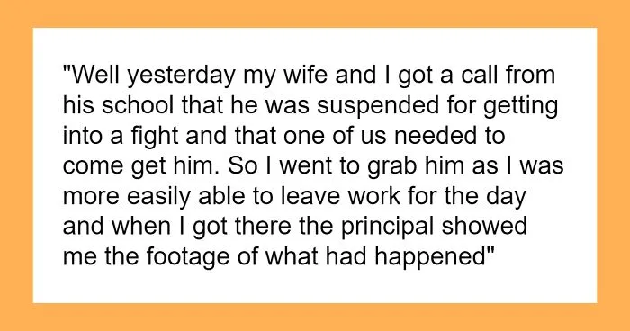 Father Won't Take Any Action Towards Son Over His Fight With 3 Girls At School, Wife Is Livid