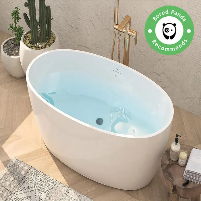 Ferdy Tahiti 55-inch Acrylic Freestanding Bathtub