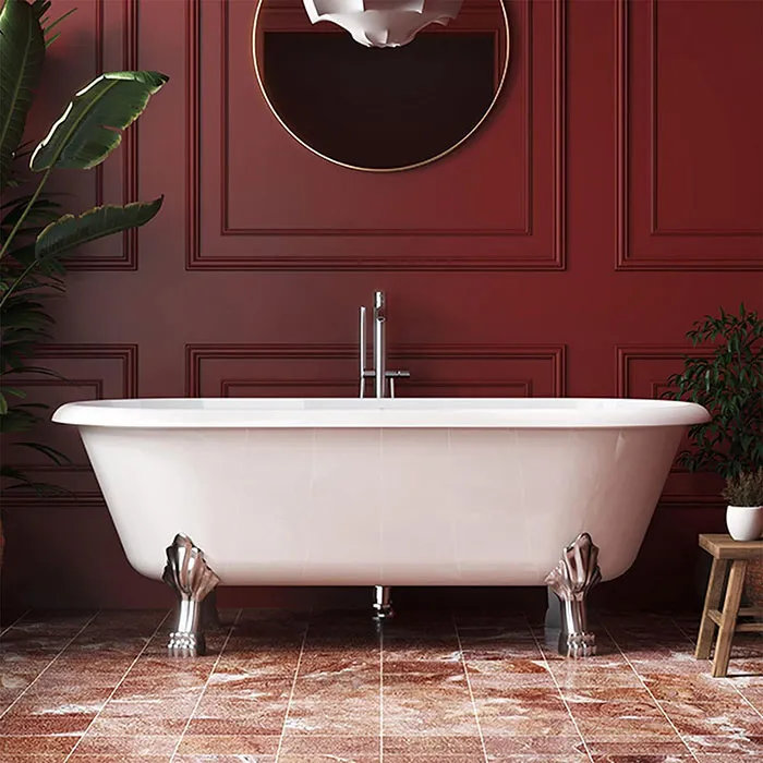 Mokleba 59-inch Lucid Acrylic Freestanding Bathtub