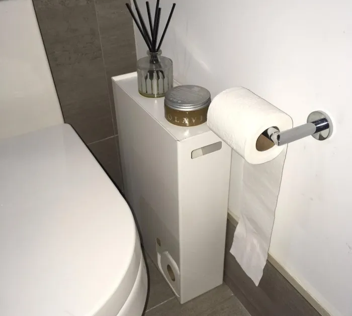 Never Run Out Of Rolls Again With <span Style="Font:inherit;color:#d74b1f;"> The Yamazaki Home Toilet Paper Stocker</Span>