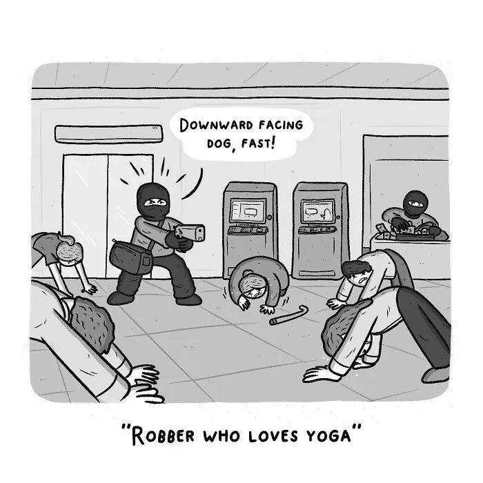 Artist Makes 25 Dark Humor Comics That Are Witty And Unexpected (New Pics)