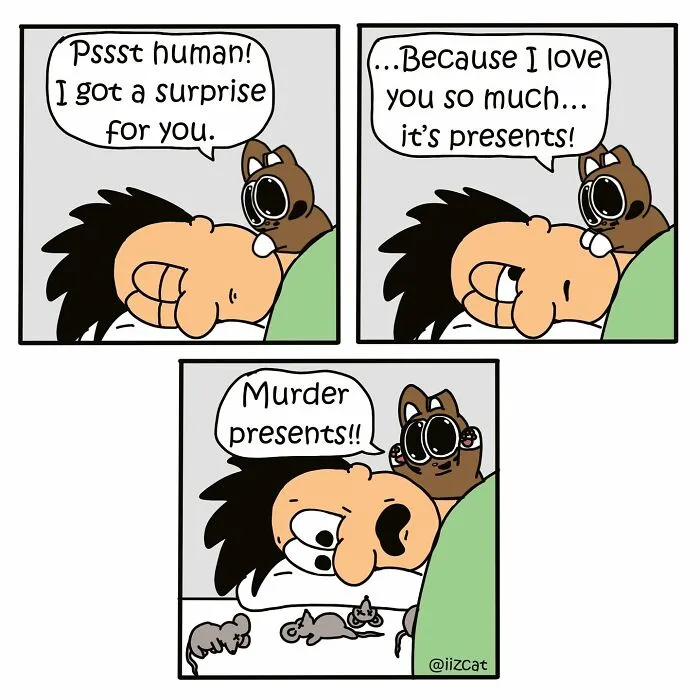 Artist Illustrates Relatable Moments From Life With A Cat, And Here Are The Newest 20 Comics