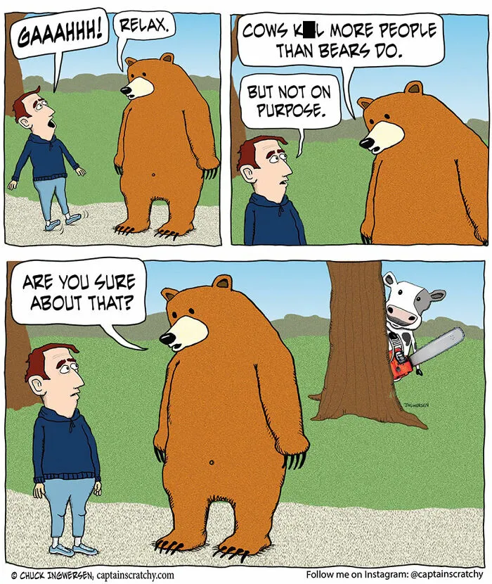 30 New Comics Portraying Animals In Funny Situations By This Artist