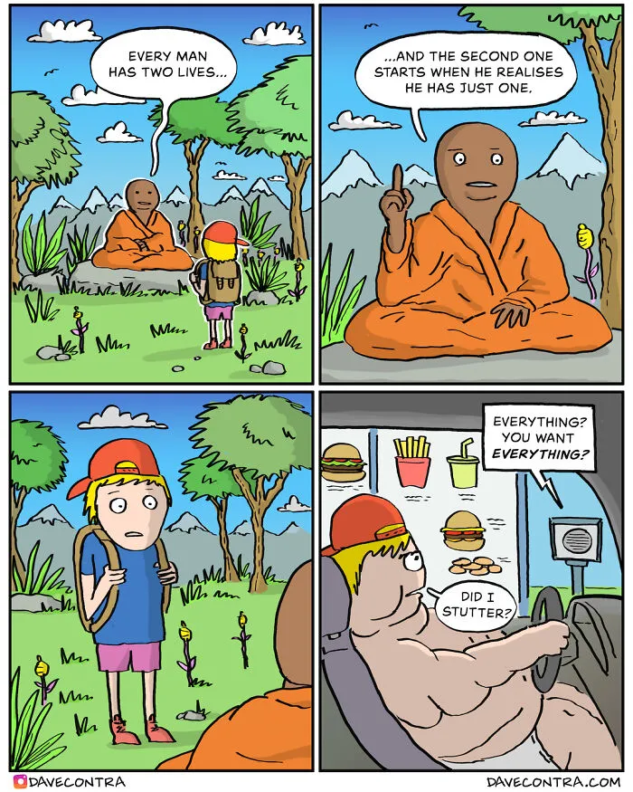 This Artist Creates Dark Humor Comics With Unexpected Twists And Here Are His 28 Recent Works