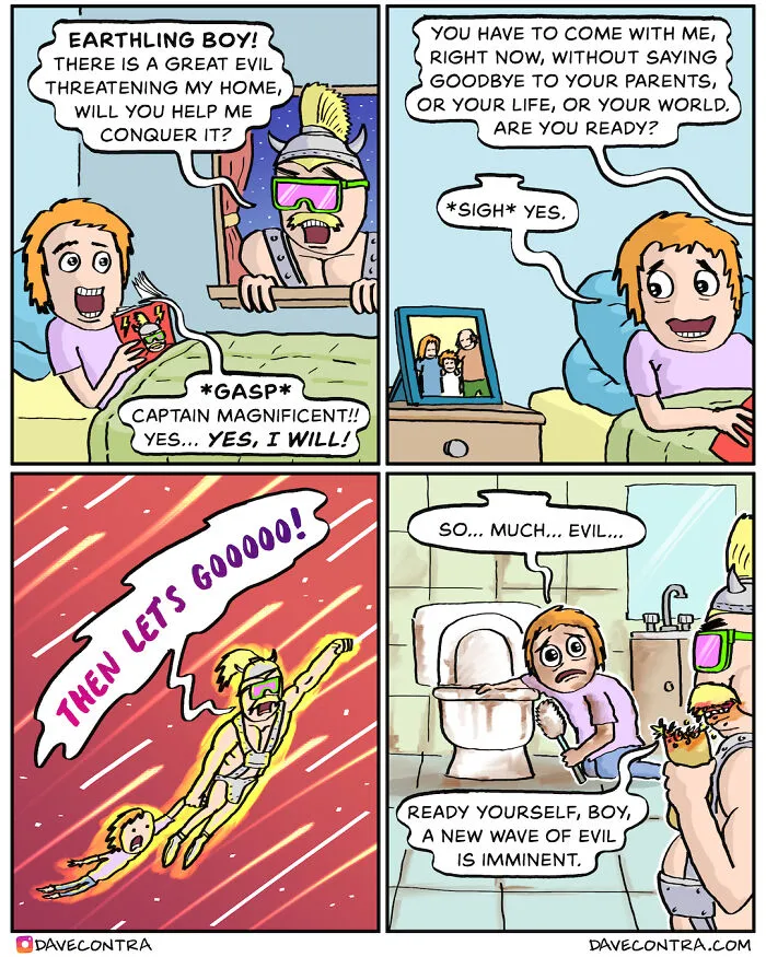 This Artist Creates Dark Humor Comics With Unexpected Twists And Here Are His 28 Recent Works