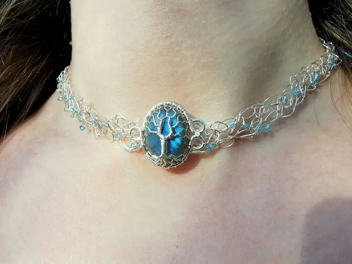 I Crochet With Wire To Make Jewelry, Here Are Some Of My Necklaces (6 Pics)