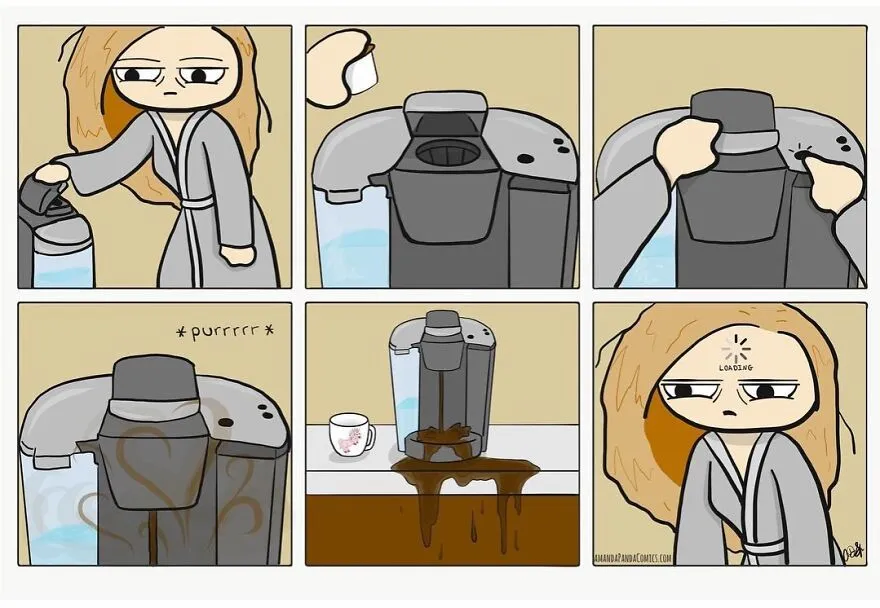 30 Hilarious Comics Depicting Ordinary Situations With A Chaotic Twist By Artist Amanda Panda